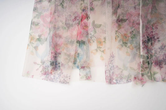 JAMERARY Fashion Floral Print Long Sleeve Maxi Dress For Women Summer Autumn Clothes Layers Ruffles Cake Dresses Evening SS69