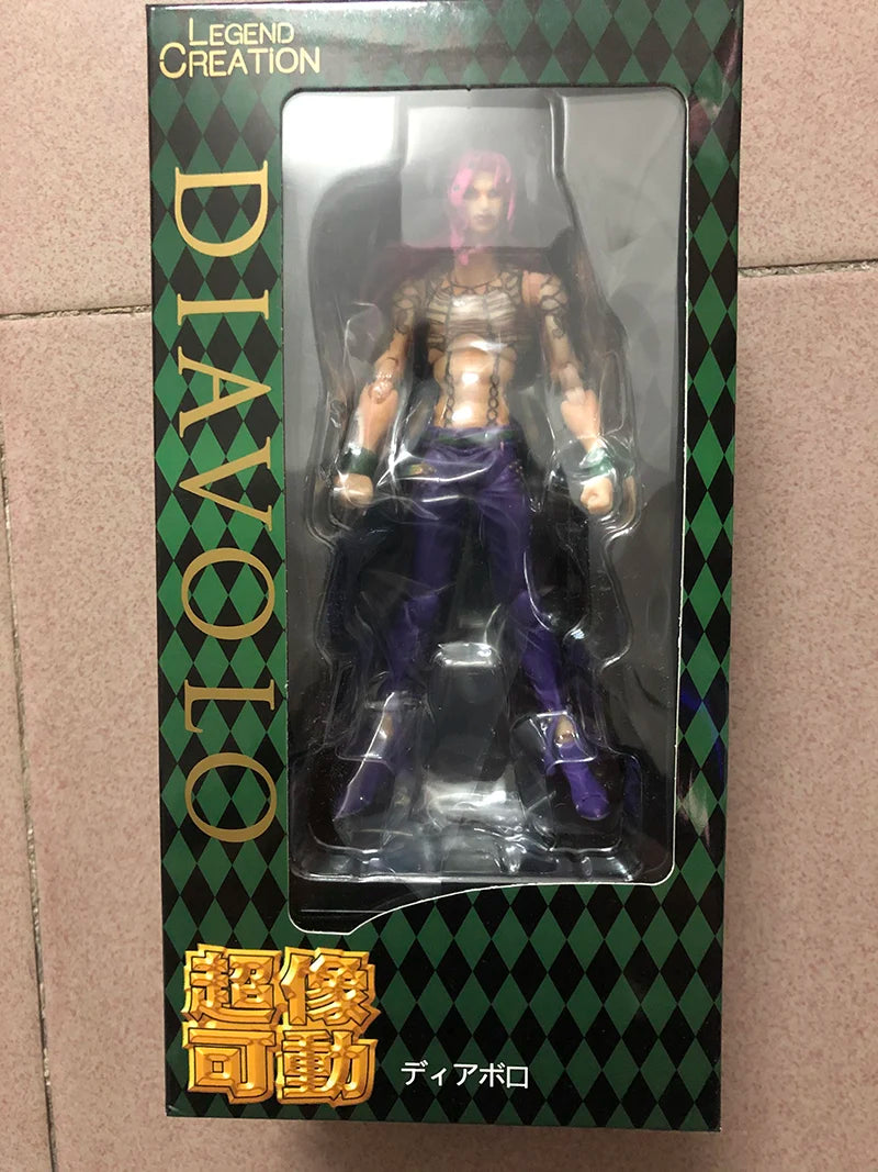 15cm Anime Jojo Bizarre Adventure Kujo Jotaro Dio Brando Diavolo Bruno Bucciarati Abbacchio Jolyne Cujoh Valentine Action Figure