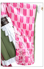 Kanroji Mitsuri Anime Cosplay Costume Set with Wig and Belt
