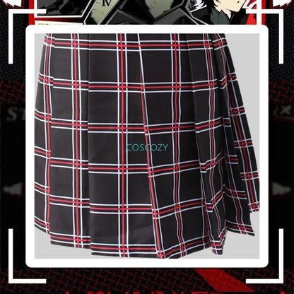 Game Cosplay Costume Queen Makoto Niijima Cosplay Costume Woman School Uniform Christmas Carnival Party Dress Wig Costumes SS69