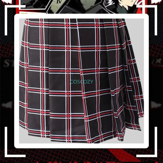 Game Cosplay Costume Queen Makoto Niijima Cosplay Costume Woman School Uniform Christmas Carnival Party Dress Wig Costumes SS69