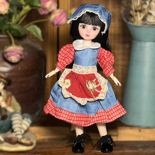 30cm Bjd Doll Lolita Doll 1/6 Starry Sky Grey Eyes Lolita Fashion Accessories Diy Doll Set Children'S Girls Birthday Gift Toy SS69 14.69 sixteen