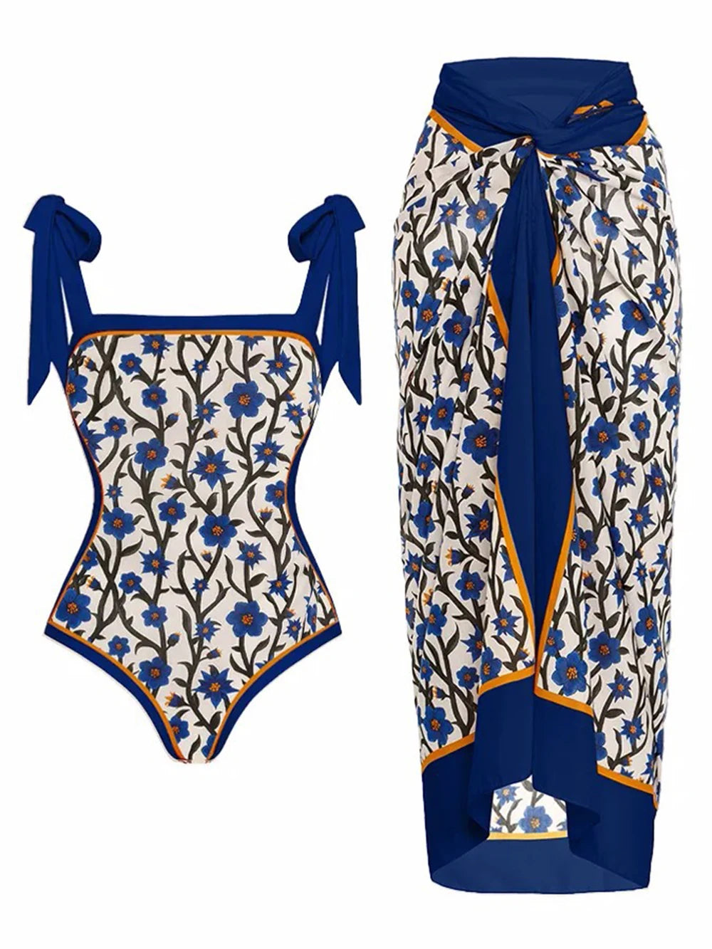 2023 New Arrival Push Up Women Bikini Set Floral Printed Ruffle Bikinis Strappy Bandage Swimwear Brazilian Biquini Bathing Suit SS69 26.69 HXF4399B2 / XL
