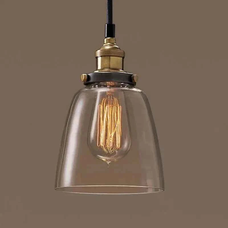 The Nordic Loft Modern Bedroom Pendant Lamp with Clear Gray Amber Vintage Pendant Lights Dining Glass Hanging Light Fixtures