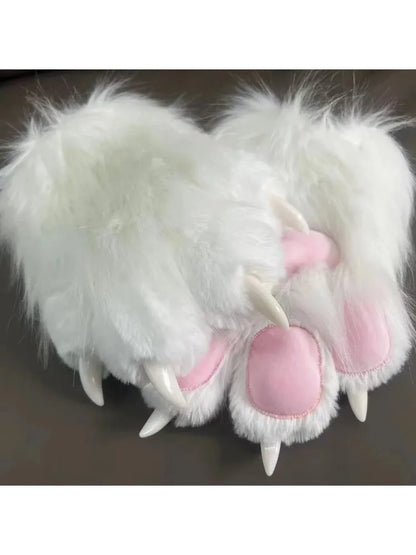 SS69 Animal Claw Mittens Fleece Kigurumi Gloves for Cosplay and Costume