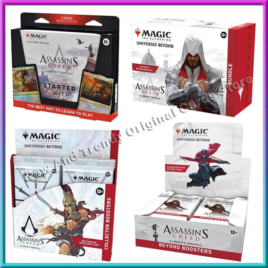 Magic The Gathering Assassin’s Creed Bundle,Beyond Booster Box,Collector Booster Box,Starter Kit TCG Card Game Gift Collectible SS69
