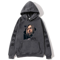 Anime Alice In Borderland Hoodie Chishiya Printed Hoody Women Crewneck Sweatshirts with Hooded Men Long Sleeve Pullover Cool Top SS69 24.69 Dark Gray / XL