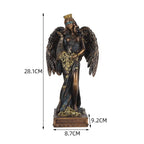 Greek Goddess of Fortune Resin Figurine - Antique Style Home Decor