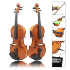 IRIN Acoustic Violin EQ Electric Electroacoustic 4/4 Violin for Performance String Instrument Equipped With Tuner Accessories