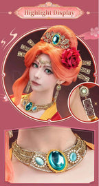 Gyokuyou Cosplay Costume Anime The Apothecary Diaries【XS-2XL】DokiDoki-R Women Red Dress Mao Mao Gyokuyou Cosplay Plus Size