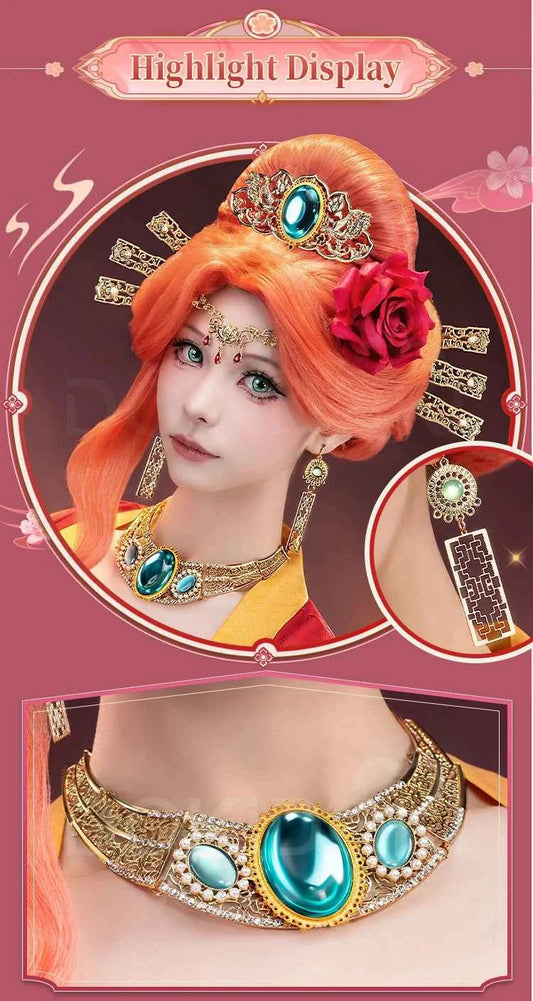 Gyokuyou Cosplay Costume Anime The Apothecary Diaries【XS-2XL】DokiDoki-R Women Red Dress Mao Mao Gyokuyou Cosplay Plus Size