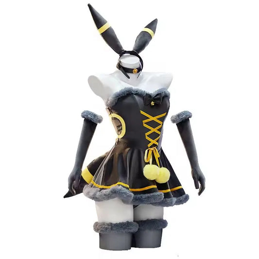 Vaporeon Umbreon Sylveon Anime Cosplay Costume Set for Women Polyester