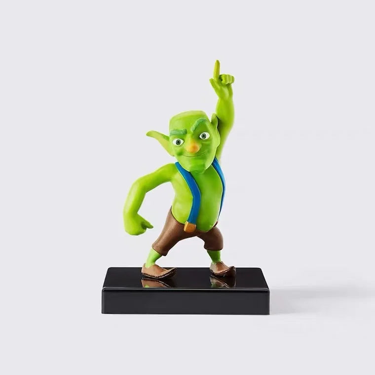 【In Stock】100% Original Supercell Coc Dancing Goblins Collector's Edition Models Anime Figurine Original Box Action Figure Toys SS69