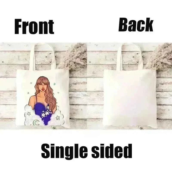 Wicked The Musical Canvas Tote Bag Glinda Elphaba Inspired Musical Lover Gifts Shopping Bag Musical Theater Fans Gift Handbag