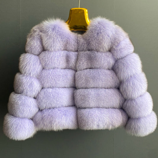 Winter Women's Cold Coat Top Fox Jackets For Women clothing Natural Real fox Fur Jacket Coats For Women Fur Jacket In Promotion