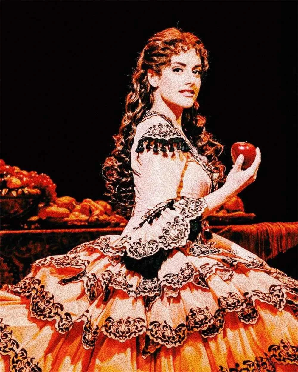 The Phantom of the Opera Christine Daae Cosplay Costume Dress Vintage Victorian Rococo Broadway Musical Theatre Ball Gown Dress
