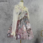 Japanese Sweet Lolita Ruffle Chiffon Shawl Top