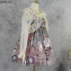 Japanese Sweet Lolita Ruffle Chiffon Shawl Top