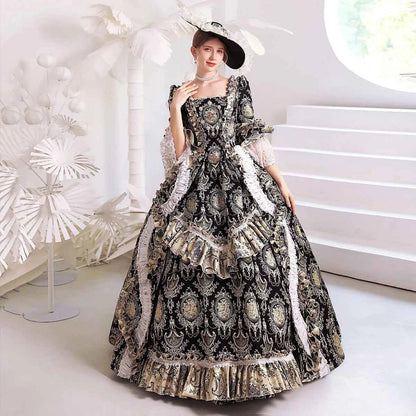 New Victorian Masquerade Ball Gown for Women, 18th Century, Marie Antoinette Costume, Historical Theater Clothing, Party Dress