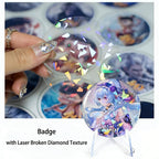 Movie Interview with the Vampire   Laser Badge Applicable For Backpack Clothes Hats Decor Creative Accessories