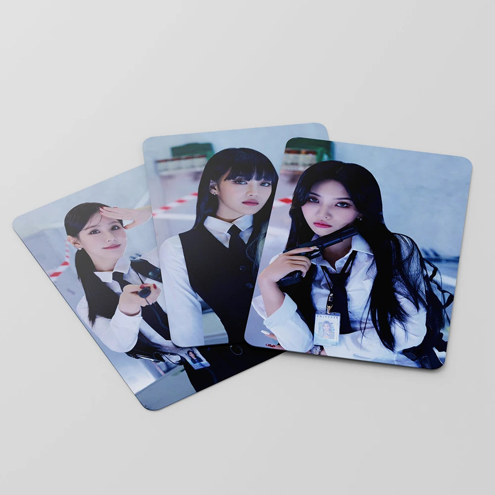 KPOP 55cards/set (G) I-DLE Album Card I FEEL Album GIDLE Ye Shuhua MINNIE Printed Photo Card LOMO Card Gift For Girls Collection SS69