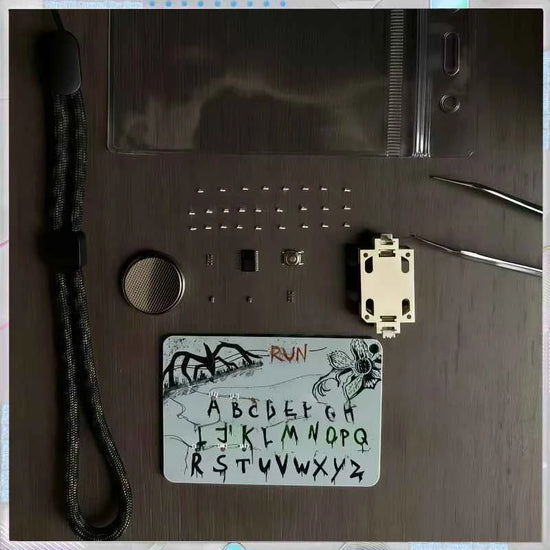 In Stock Strange Things Movie Merchandise Card Light Pendant 26 Letter Light Bag Car Charm Anime Merchandise Festival Gifts