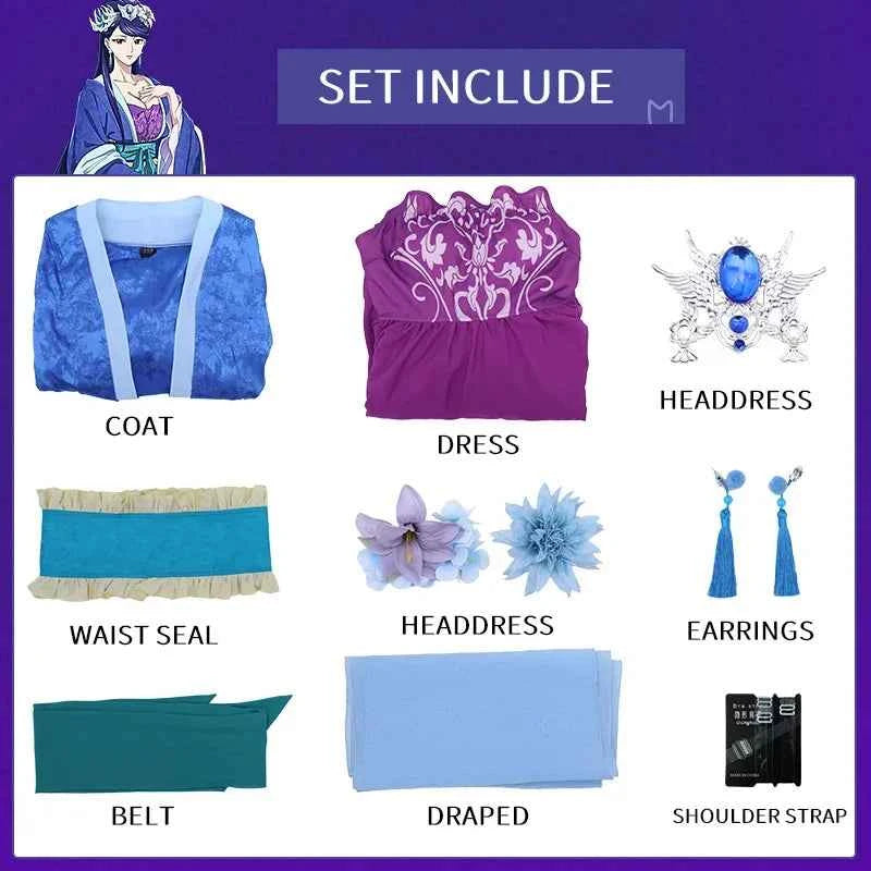 The Apothecary Diaries Wise Consort Lihua Cosplay Costume Carnival Uniform Halloween Anime Costumes Women Game