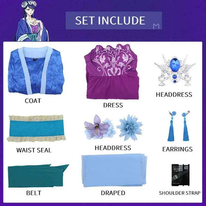 The Apothecary Diaries Wise Consort Lihua Cosplay Costume Carnival Uniform Halloween Anime Costumes Women Game