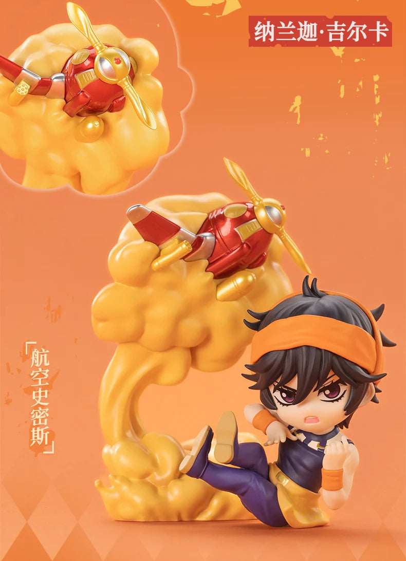 POP MART GONG JOJO's Bizarre Adventure Golden Wind Series Blind Box Mystery Box Toys Ornaments Figurines Desktop Model Dolls