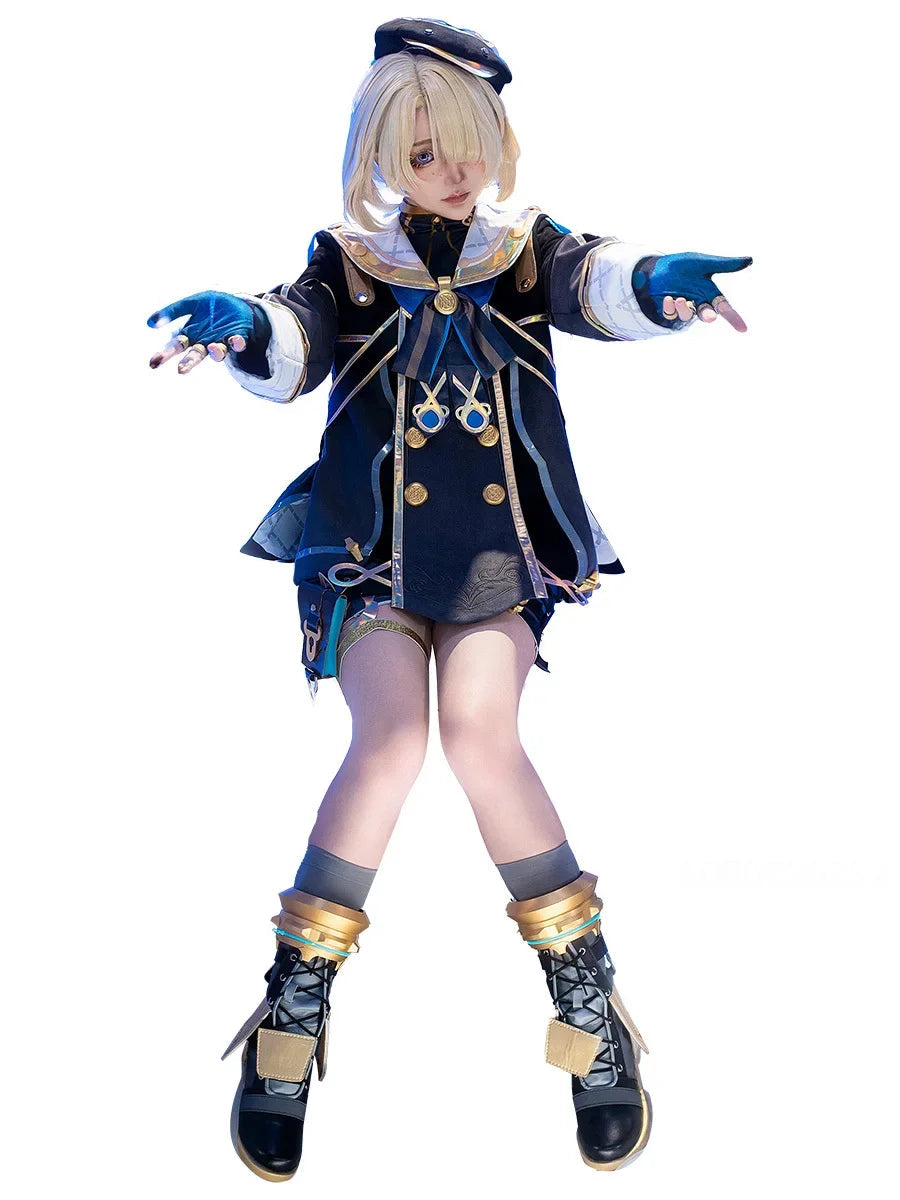 Genshin Impact Freminet Cosplay Costume Uniform Anime Chinese Style Halloween Costumes Role Play for Women Game SS69