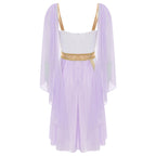 Women's Ancient Greek Goddess Chiffon Cosplay Dress