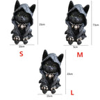 Gothic Cat Witch Decorated Garden Halloween Figurine  Decoration Accessories Decorations for Home Desk  Decor Modern