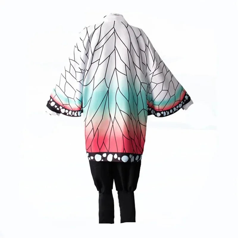 Kochou Kanae Cosplay Costume Set - Kimetsu No Yaiba Anime Outfit