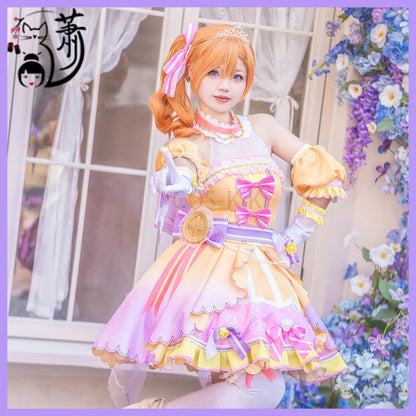 COS-KiKi Anime Lovelive Aqours Tojo Nozomi/Nishikino Maki All Members Fireworks Awakening Lolita Singing Suit Cosplay Costume SS69