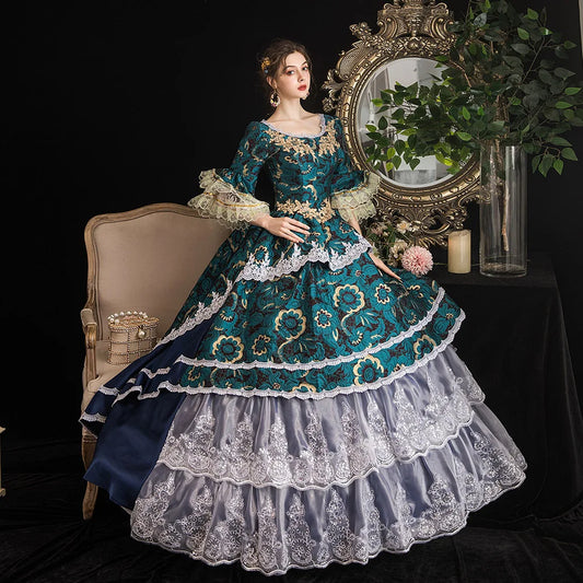 New Victorian Masquerade Ball Gown for Women, 18th Century, Marie Antoinette Costume, Historical Theater Clothing, Party Dress