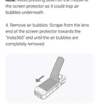 Insta360 X5 Screen Protector Standard or Cooling Tempered Glass Film For Insta 360 X5 Original Accessories