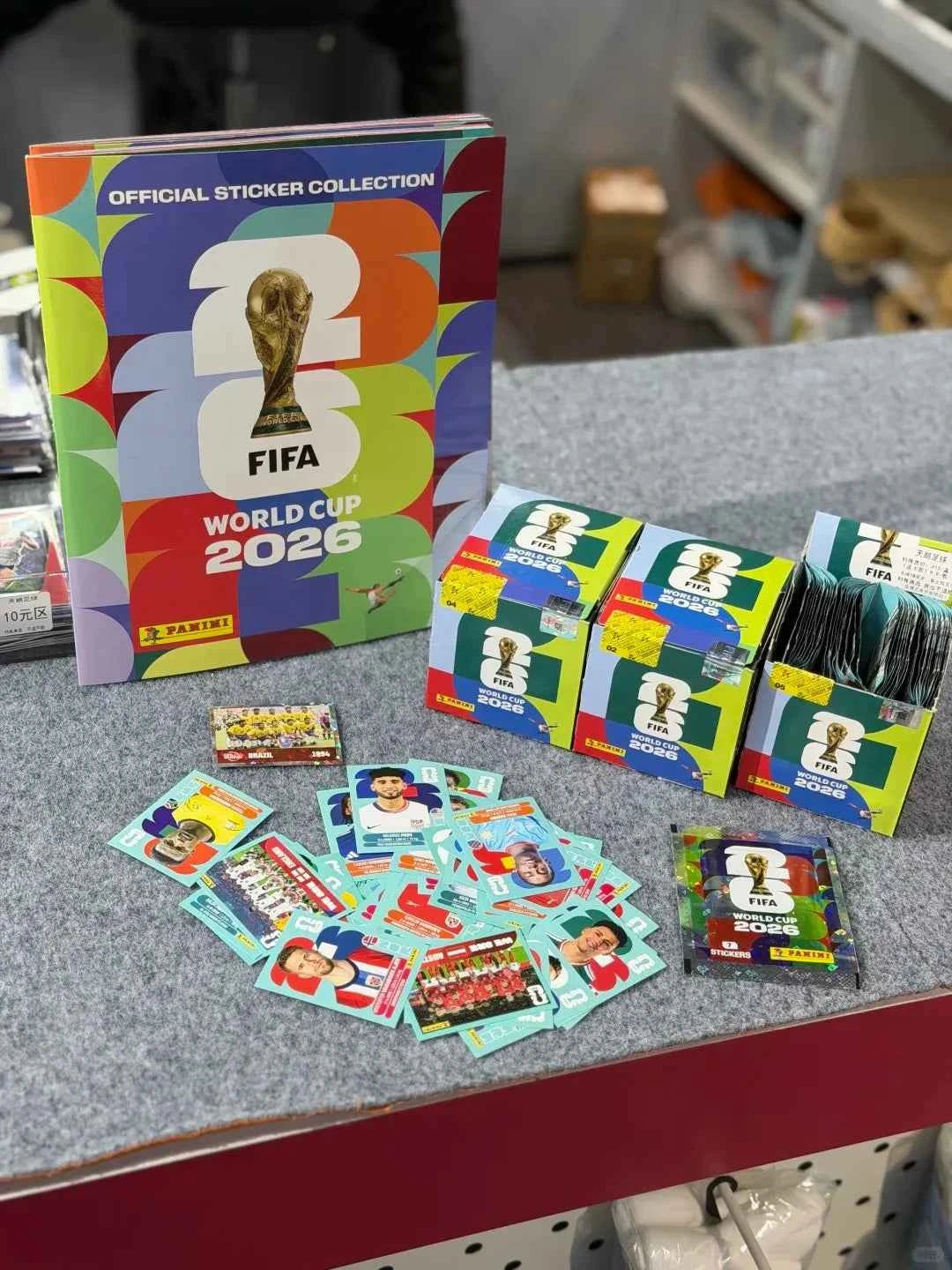 2026 Genuine Panini Official FIFA World Cup Soccer Card Sticker Pack & Album Limited Edition Collection Soccer Memorabilia Set