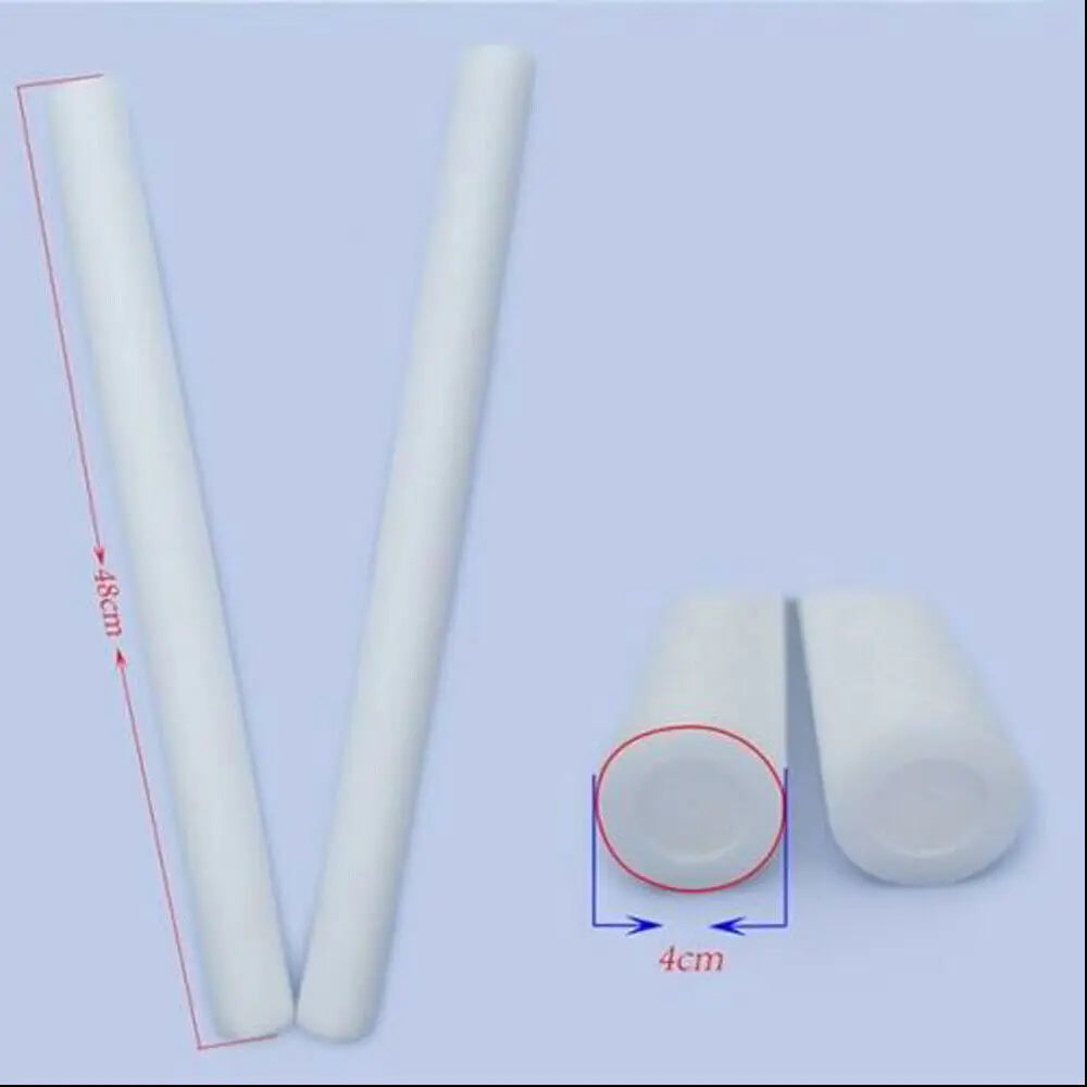 jianyana 100Pcs LED Foam Glow Sticks RGB Light Up Cheer Tubes for Parties
