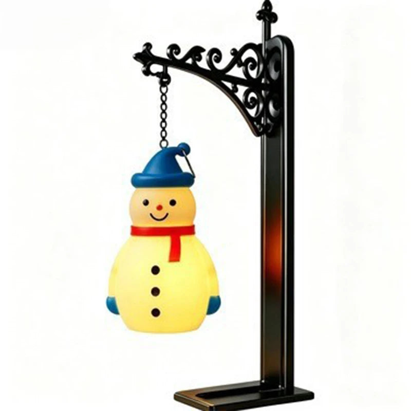 Novelty Hanging Animal Bookend Lamp Magic Owl Bird Metal Book End Stand With Glowing Hanging Ornament Light For Bookshelf Gift