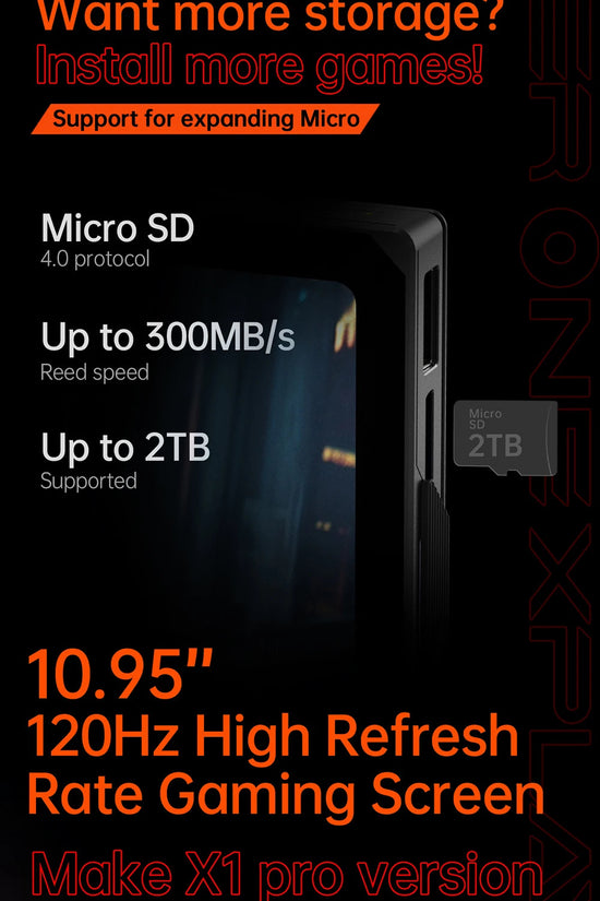 OneXPlayer X1 PRO AMD Ryzen AI 9 HX 370 /8840U PC Game Console 3 IN 1 Laptop Tablet 10.95 Inch 120 Hz AI CPU Computer Controller SS69