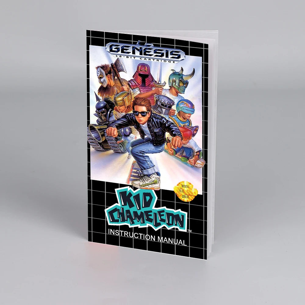 for Kid Chameleon 16bit retro game cartridge for Sega Genesis Megadrive video game consoles SS69 31.69 only US manual