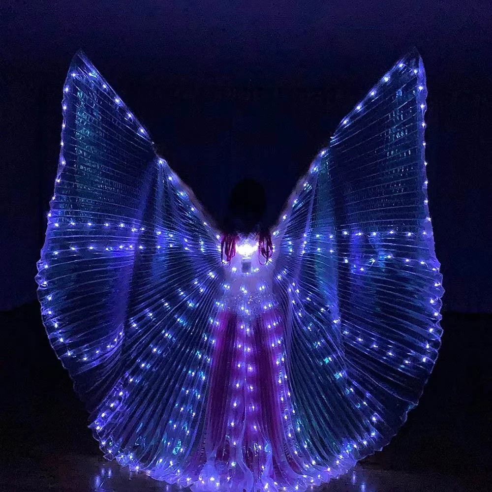 LED Isis Wings for Belly Dance & Performance