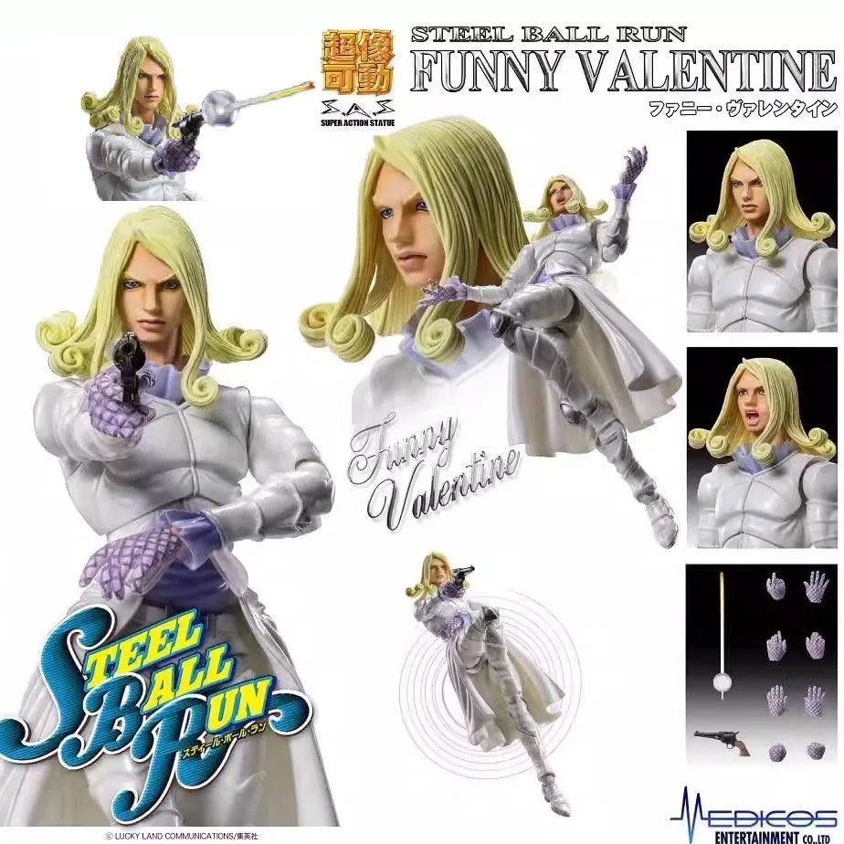 15cm Anime Jojo Bizarre Adventure Kujo Jotaro Dio Brando Diavolo Bruno Bucciarati Abbacchio Jolyne Cujoh Valentine Action Figure