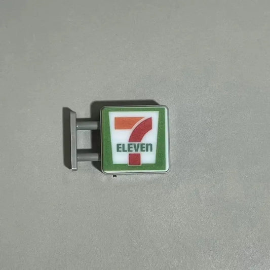 Creative Mini Refrigerator Sticker Convenience Store Magnetic Light Box Display Board with Luminous Light Box Model Ornament