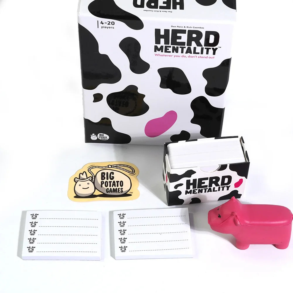 Herd Mentality and Moovies Edition Board Game: Hilarious Family Game | Loved By Millions | Best Christmas Board SS69