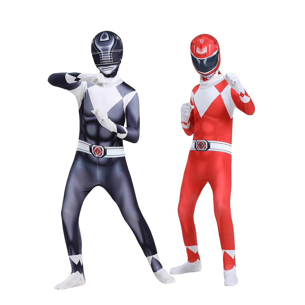 Samurai Sentai Shinkenger Cosplay Jumpsuit & Mask Set for Adults