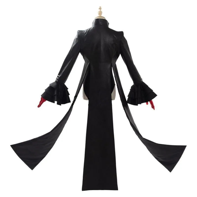 Persona 5 The Royal Yoshizawa Kasumi Cosplay Costume Phantom Thief Uniform Suit Bodysuit and Mask P5R Violet Wig Headgear - SS69