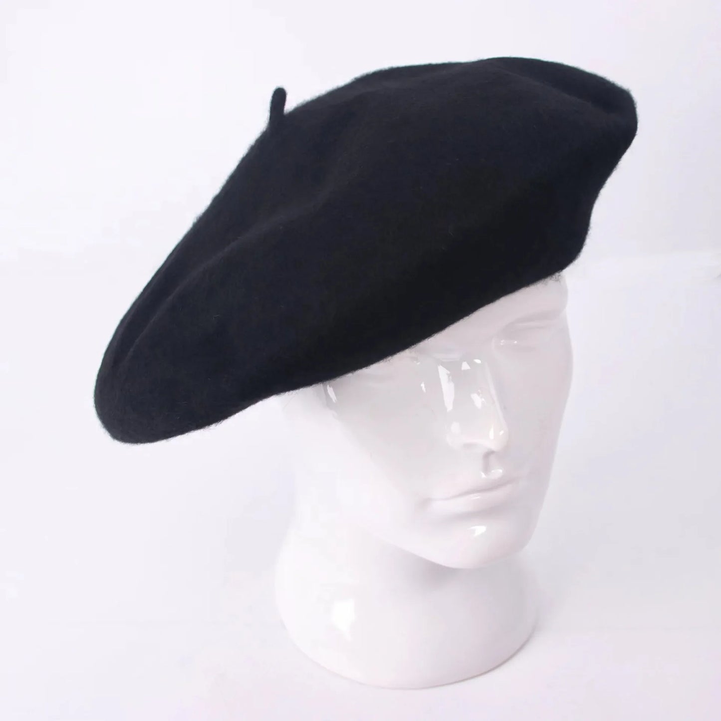100% Wool England Spring Oversize Women Berets Head Elegant Artist Hats Lady Beret Flexible Stylish Big Warm Painter Cap Bonnet