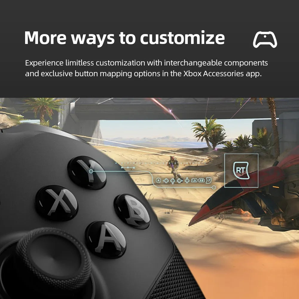 Microsoft Xbox Black Elite Wireless Controller Series 2  for Xbox Series S Xbox Series X XSS XSX 100% New Orginal  SS69