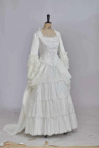 Musical The Phantom of The Opera Christine Daae Cosplay costume Victorian white Bridal Dress Masquarade Dress Gown custom made